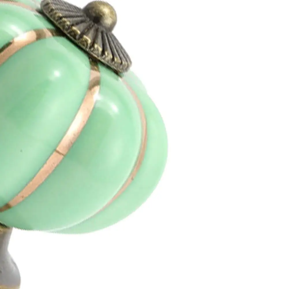 2017 Тыква дверные ручки керамические зеленый винтажный шкаф ящик комод кухня