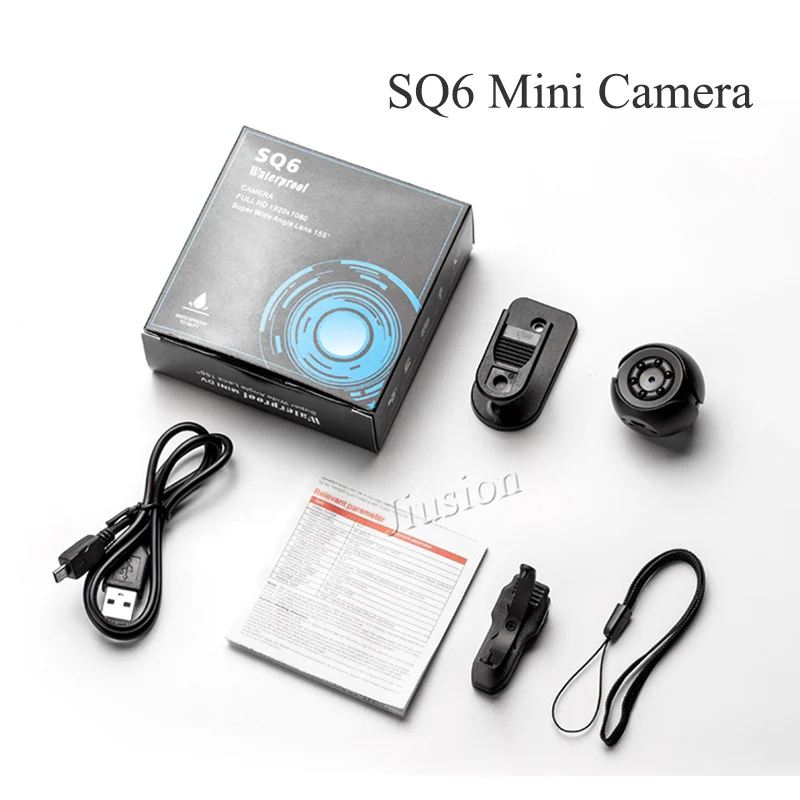 SQ6 Mini Camera SQ6 SQ11 мини камера видеонаблюдения видеокамера Full HD 1080P ночное видение маленькая Спортивная видео DVR камера датчик движения Обнаружение - Цвет: SQ6 Mini Camera
