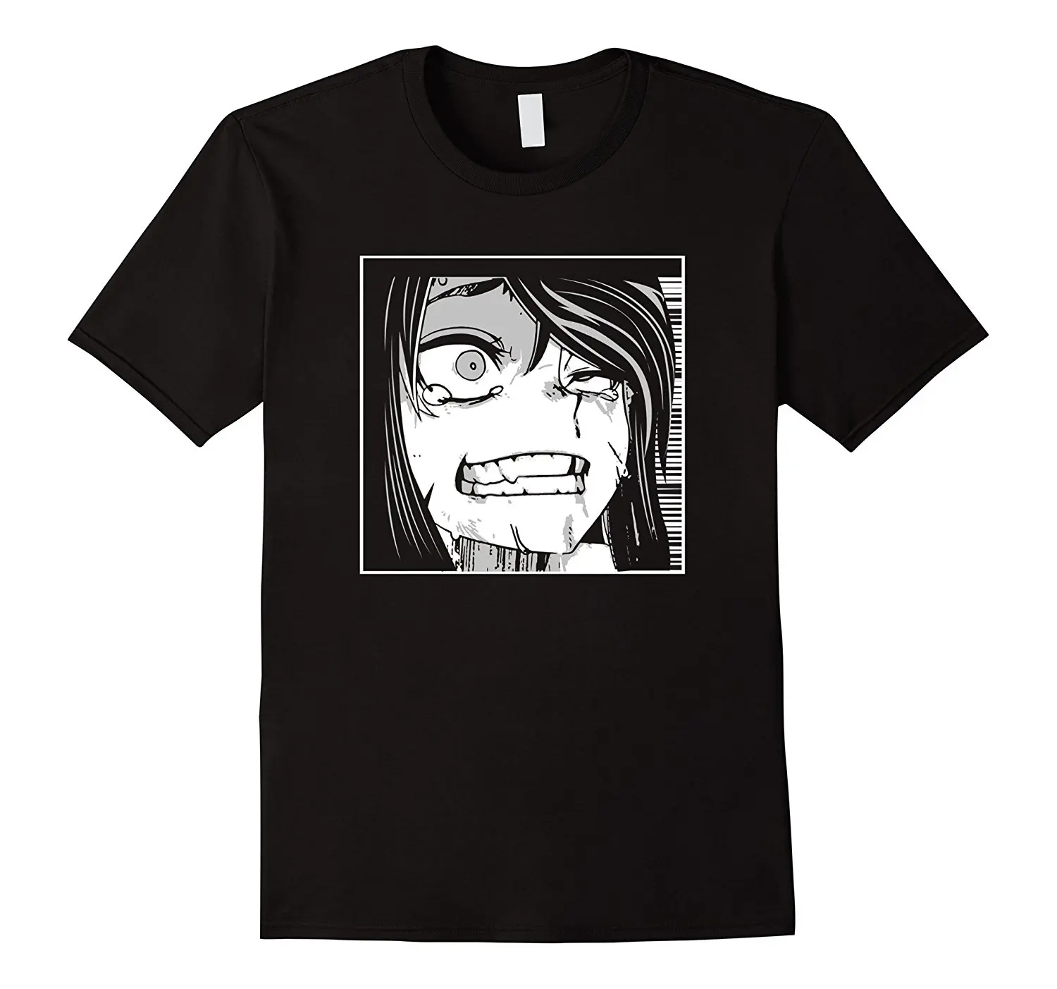 Ahegao футболка аниме смешные футболки для мужчин битник О образным вырезом