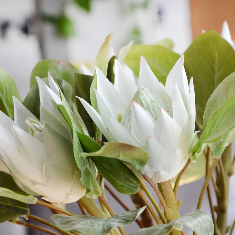 

Artificial silk 1 PCS Emperor flower Floral Bouquet Fake Flower Arrange Wedding Home Decor Party