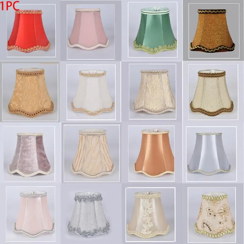 Тканевый художественный подвесной светильник с волнистым дном, аксессуары, настенный светильник, современная люстра, тканевый абажур для E14 или E27, остроконечная лампа