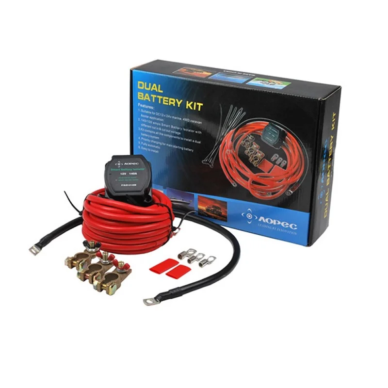 TopMonKing 12V 140A двойной Аккумулятор Переключатель амортизатор морской лодки