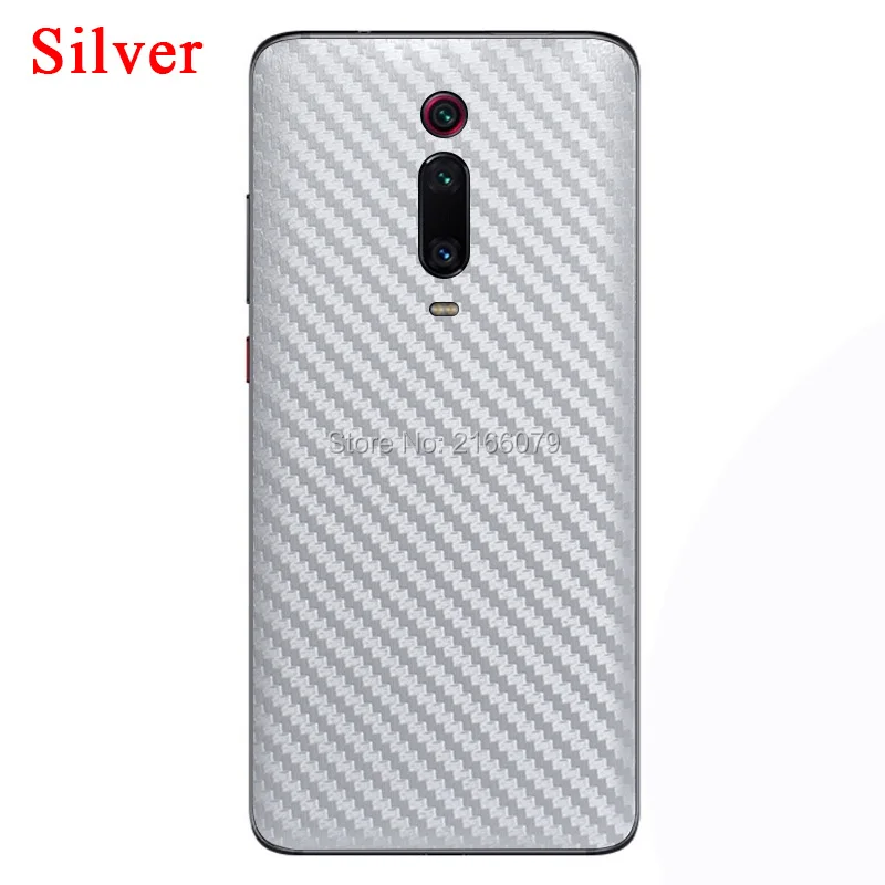 Для Xiao mi Red mi K20 7 Note 7 mi 9 SE 9T Pro A3 CC9 Новинка полное покрытие задняя наклейка Кожа 3D углеродное волокно Защитная пленка для телефона