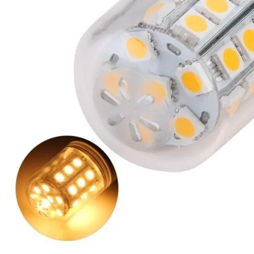 Светодиодные круглые лампы 6 X Lmpara Luz Bombilla E27 5050 SMD 30 светодиодный 4W con Carcasa Blanco Clido 220V
