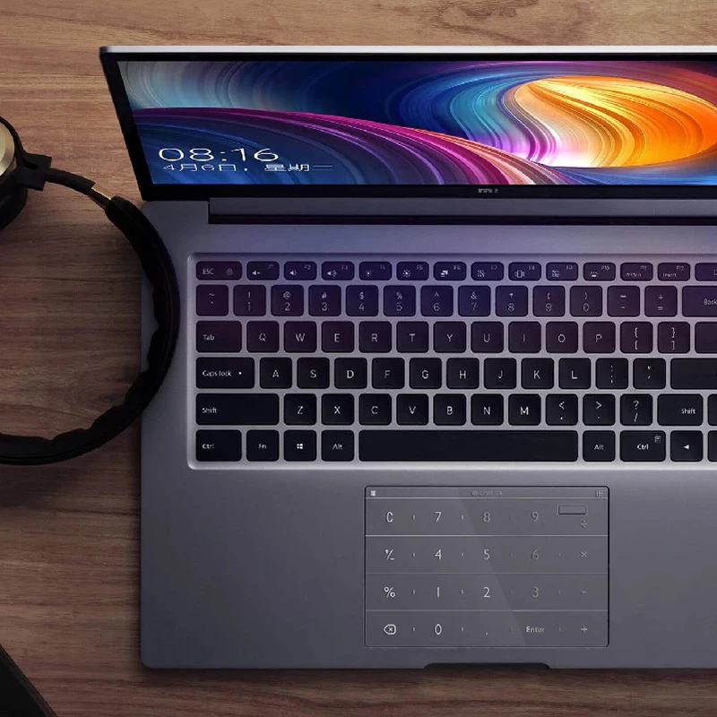 Ультра тонкая умная клавиатура Xiaomi Nums Pro15.6/13 3/12 5 дюймов серебристая версия отпечатков пальцев