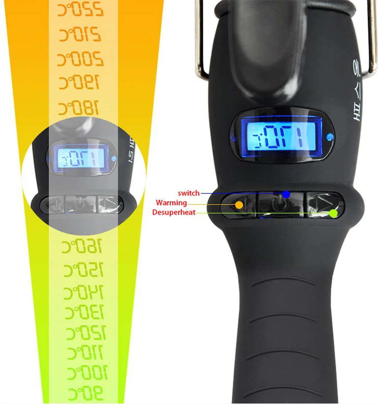 Щипцы для завивки волос с керамическим покрытием профессиональные инструменты