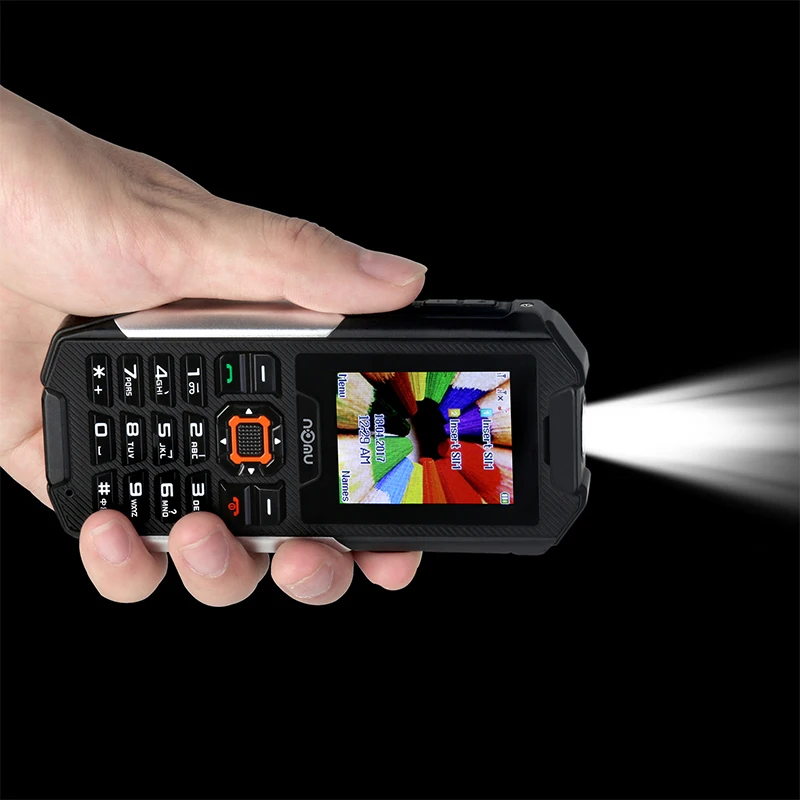 NOMU T10 MTK6261A 2800 мАч 2 0 дюймовый экран 3 камера Bluetooth IP68 водонепроницаемый