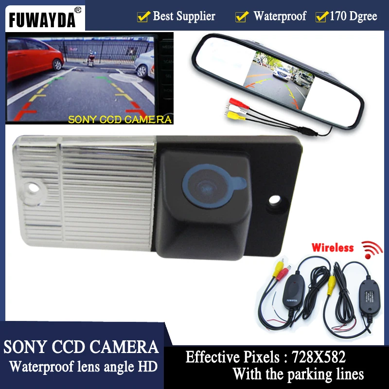 Парковочные мониторы FUWAYDA для SONY CCD HD Автомобильная камера заднего вида с 4 3