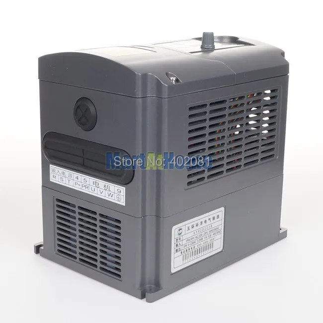 Бесплатная доставка Новый 2.2kw 3HP 220V 10A обычный VFD инвертор с переменной частотой