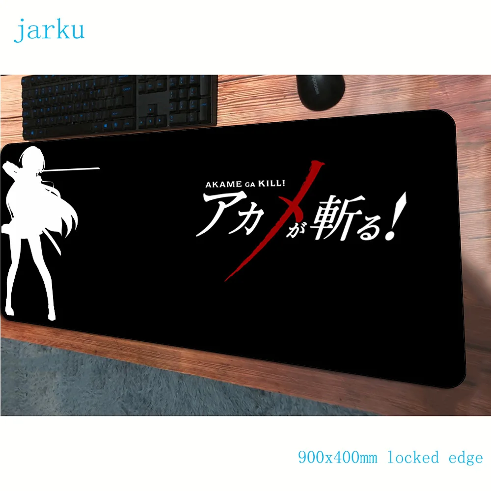 Коврик для мыши akame ga kill 900x400x3 мм игровой коврик офисный геймер компьютерный стол