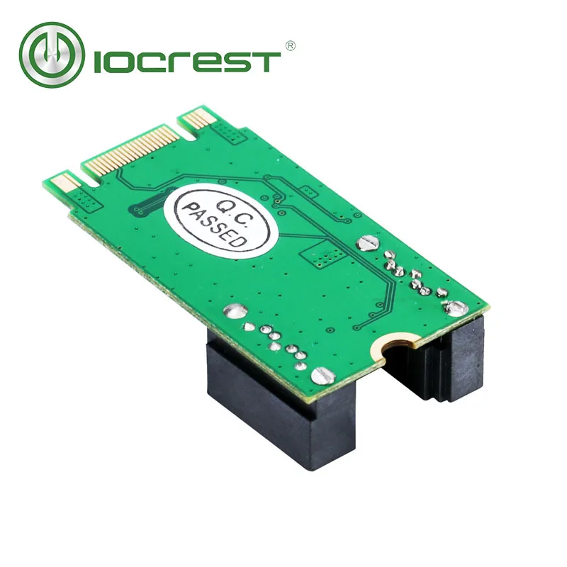 IOCREST M.2(pcie) к 2 портам SATA 6G RAID адаптер Внутренняя M.2 контроллер карта | Компьютеры и