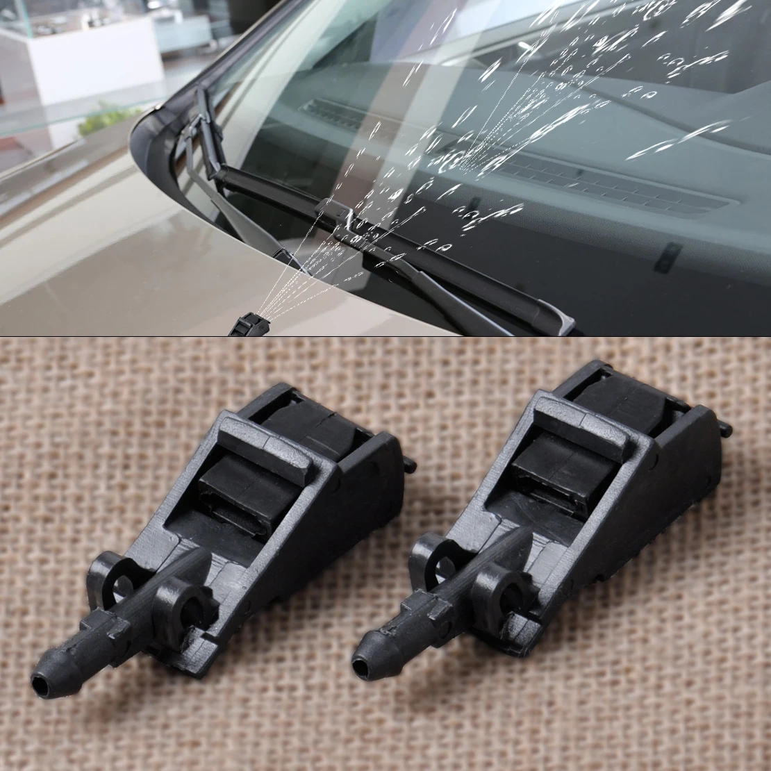 Форсунка омывателя лобового стекла для VW Beetle Golf Jetta Passat GTI 1998 2008 6E0955985B 2