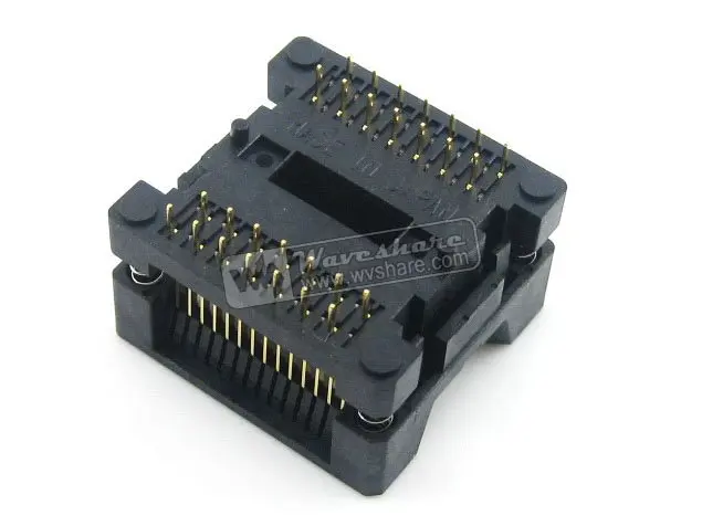 SOP28 SO28 SOIC28 OTS 28 1.27 04 Enplas IC тестовый и сгорающий адаптер программиста 7 5 мм ширина 1 27