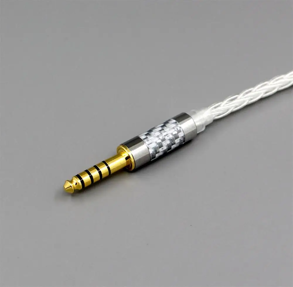 4.4mm 5pole 99.99% чистого серебра XLR 3,5 мм 2,5 мм 4,4 мм кабель для наушников для Sennheiser IE40 Pro LN006350 - Цвет: 4.4mm 5pole