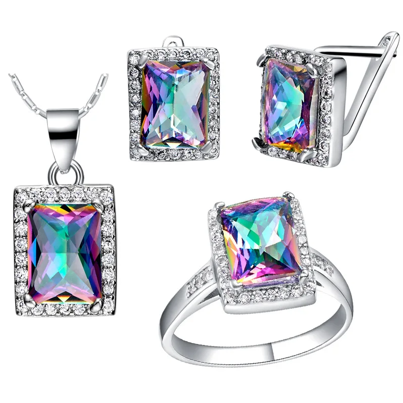 Кулон ожерелье серьги кольцо международная торговля экспорт 925 сделано в продаже