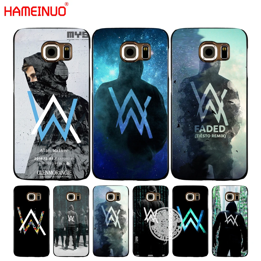 HAMEINUO alan walker бледший Чехол для мобильного телефона Samsung Galaxy A3 A310 A5 A510 A7 A8 A9 2016 2017 2018 |