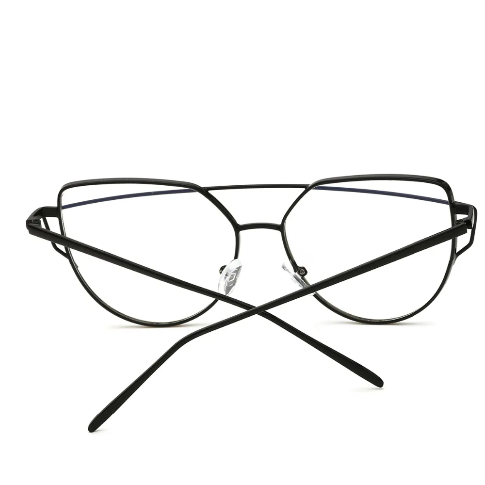 SENLAN Металла TR Великолепная Поп Зрелище Кадров Кошачий Глаз Полный Обод Двойной