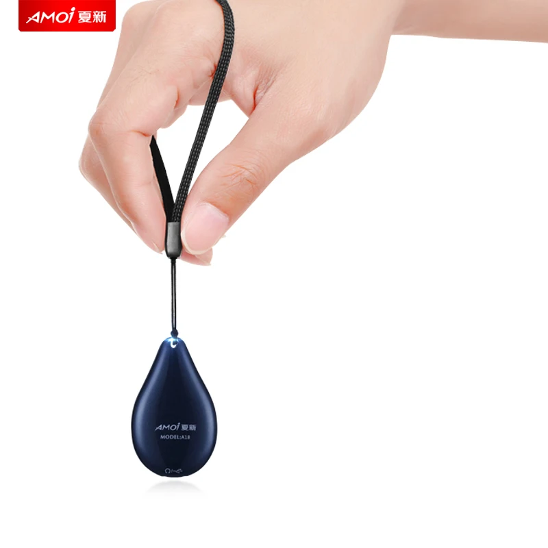 

A18 Mini digital voice Recorder Pendant Voice Activated audio Sound Recorder Long Distance recording Dictaphone MP3 Player 8GB