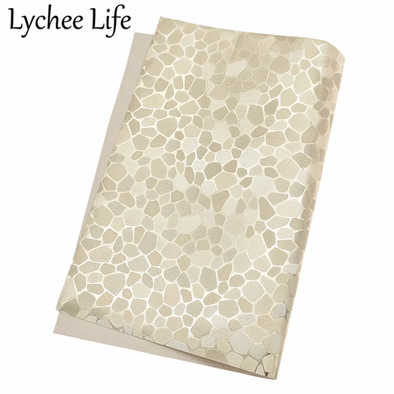 2 Lychee Life цветная Синтетическая кожаная ткань A4 мраморная набивная ПВХ ткань DIY для пошива домашней одежды аксессуары для одежды - Цвет: 2