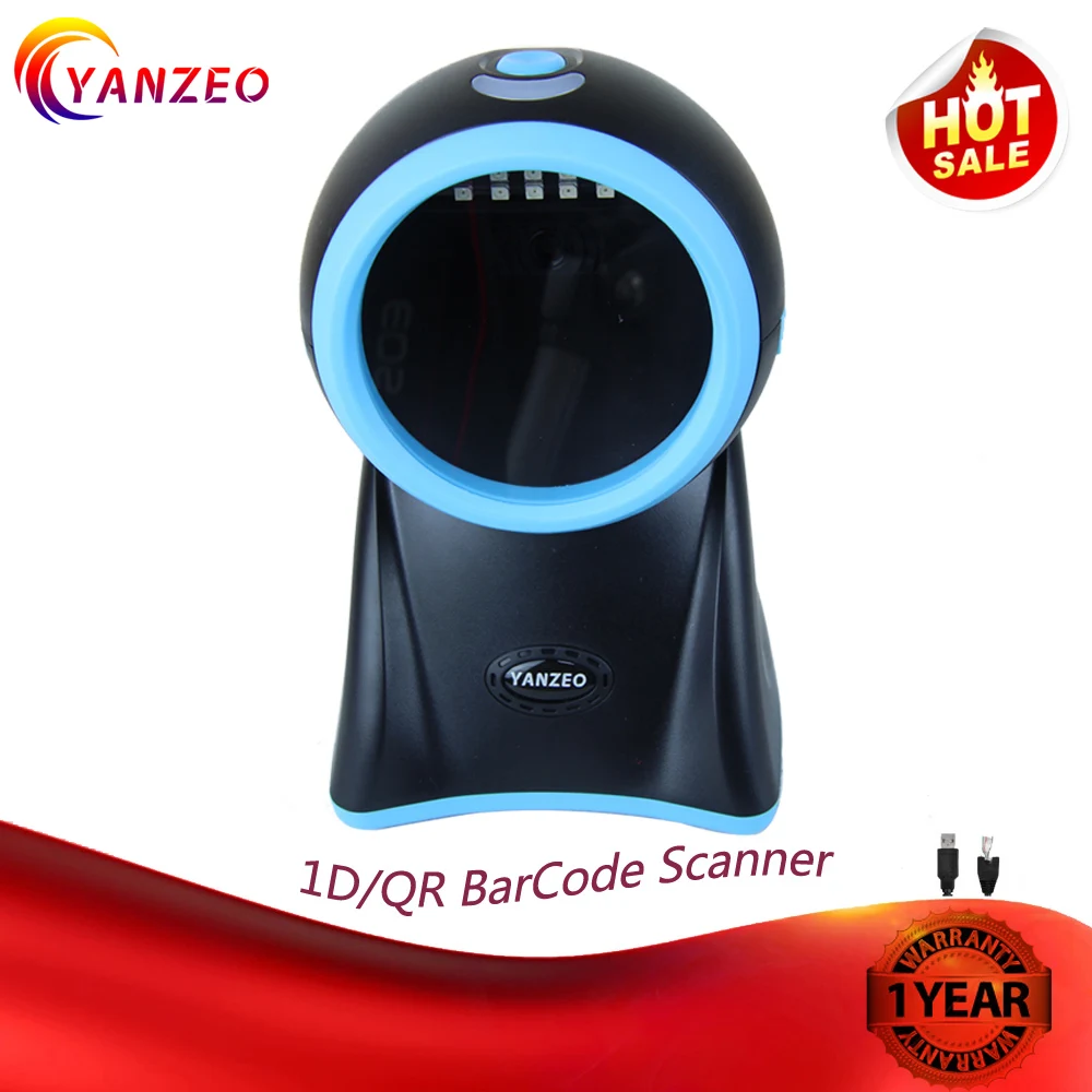 Yanzeo YZ828 всенаправленный штрих код автоматический сканер высокой четкости