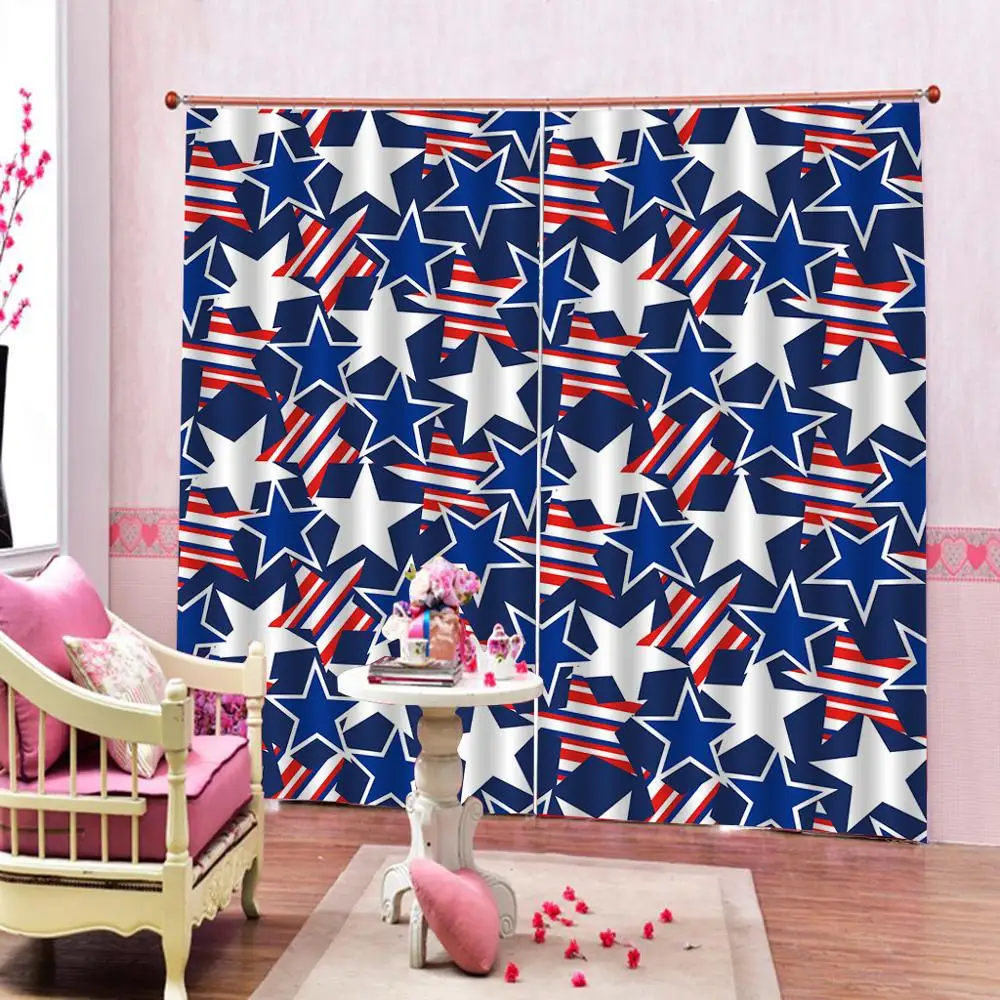 Роскошные затемненные 3D оконные шторы для гостиной спальни индивидуальные