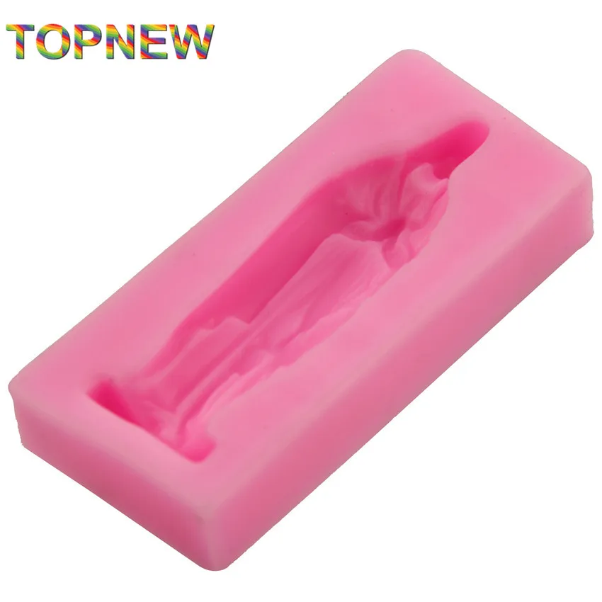 Еда Класс силиконовые Девы Марии 3D формы Мыло свечи Фондант торт украшение