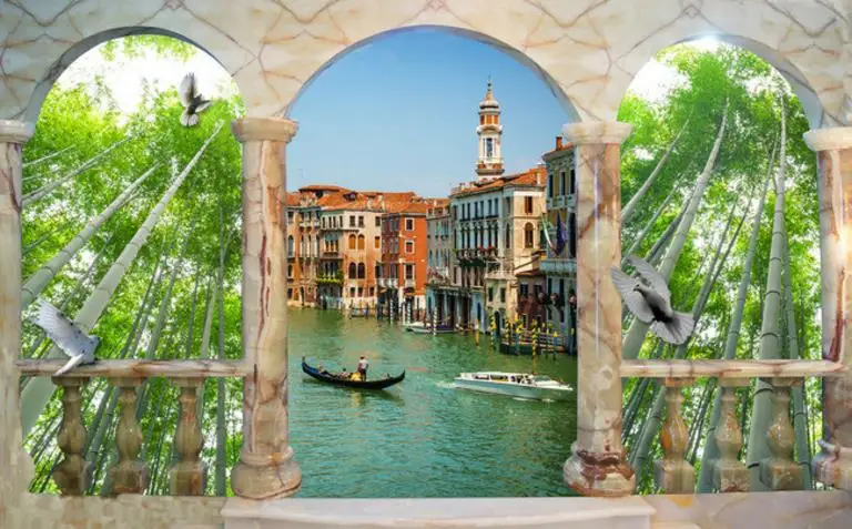 

bamboo Wallpaper 3d stereoscopic fashion TV backdrop 3d background wallpaper chinese style wallpaper