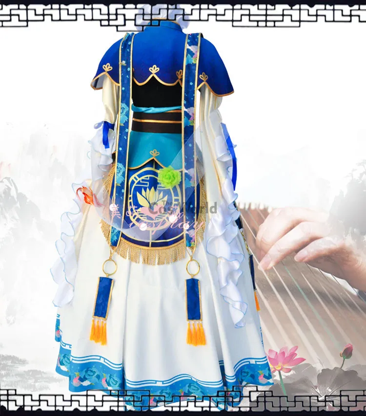 

Love Live School Idol Project Sonoda Umi Seven Lucky Gods Dress Uniform Outfit Anime Cosplay Costumes