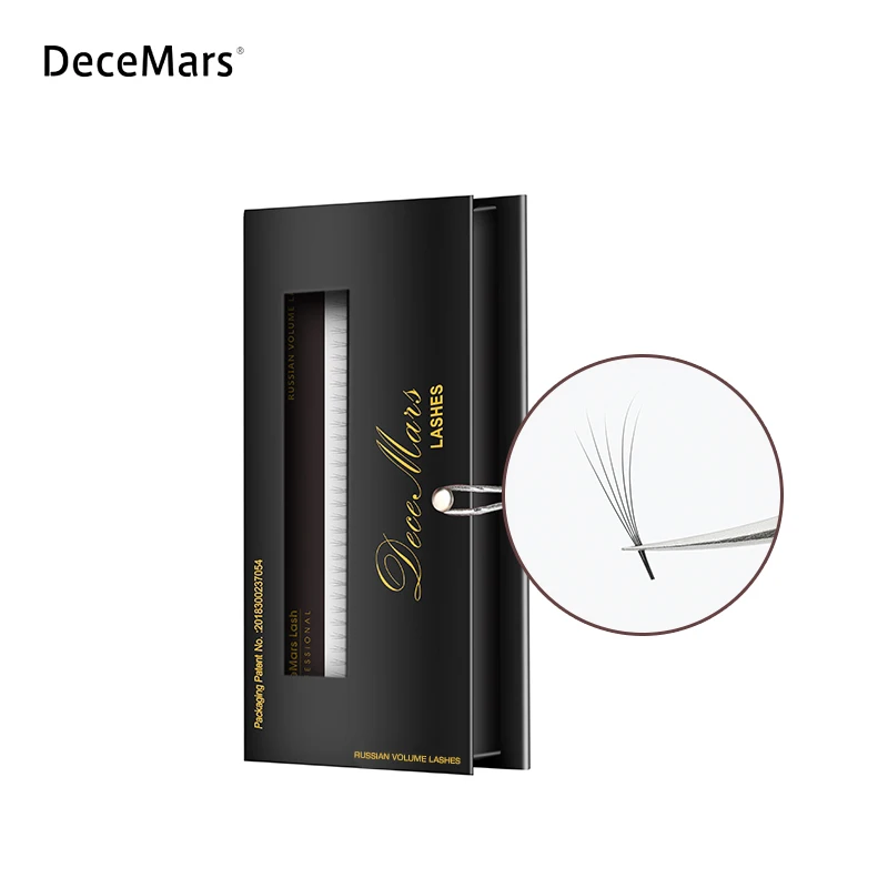 DeceMars наращивание ресниц русский объем 3D 4D 5D 6D 10D предварительно вентиляторы 0 07 C