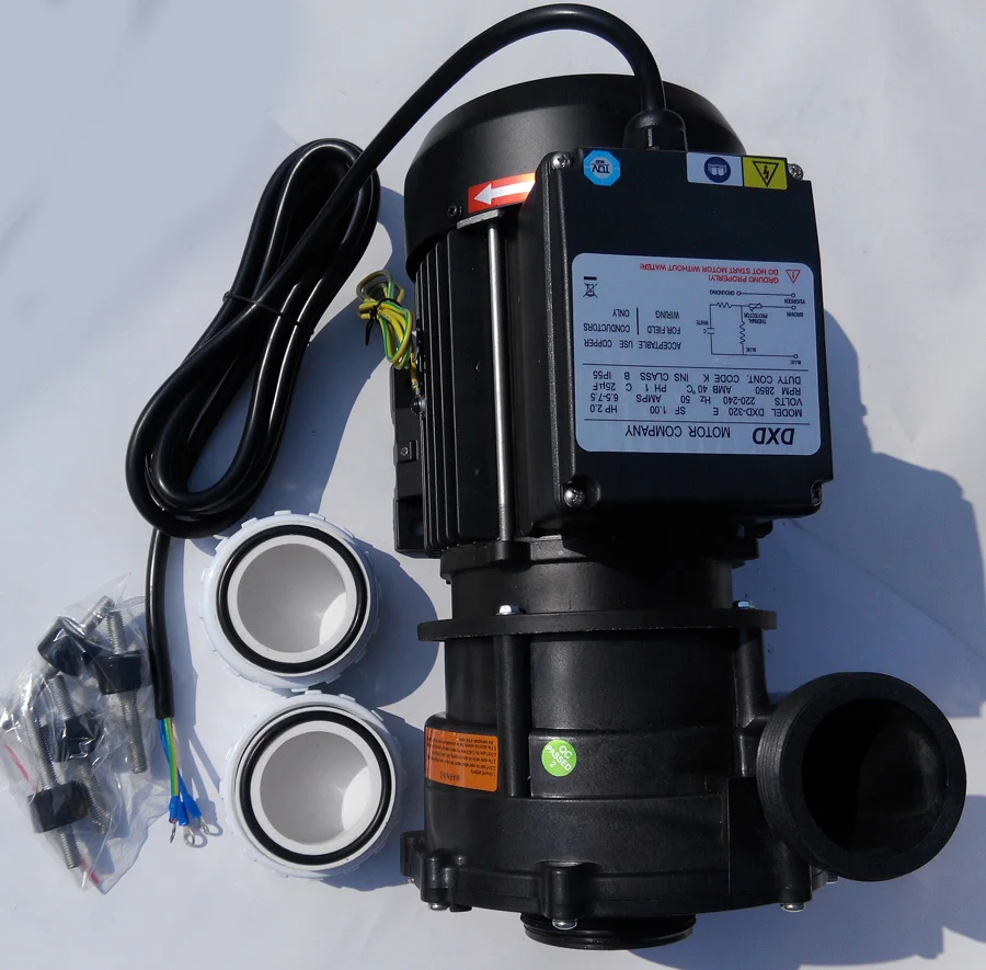 DXD-320E 2 hp-1,5 кВт 220/50 Гц насос для горячей ванны& Спа бассейн насос 2,0 hp/1,5 кВт, максимальный поток 44000 л/час DXD двигатель