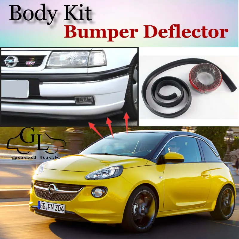 Бампер для губ Opel Adam / Vauxhall 2012 ~ 2015 передний спойлер юбка/комплект кузова