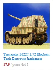 Trumpeter 35093 1/72 модель танка Merkava III 1995, пластиковый бронированный автомобиль