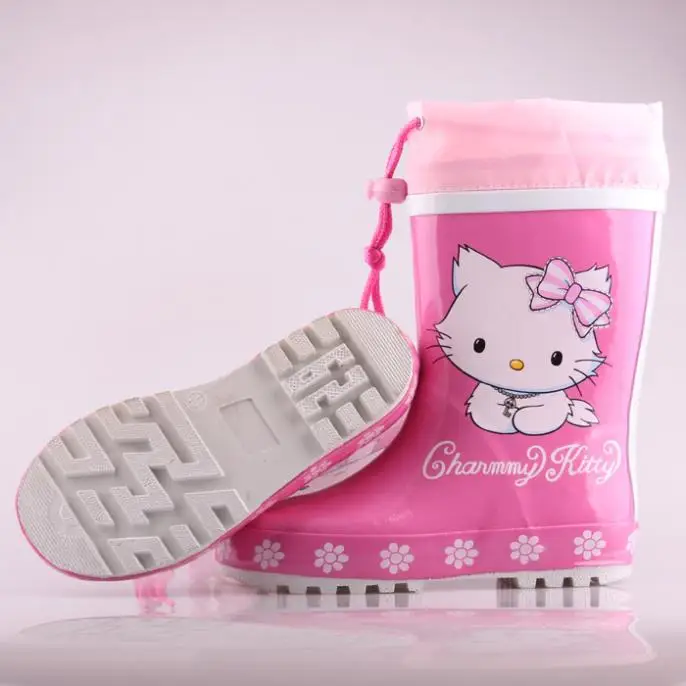 Детские непромокаемые ботинки новинка весны зимы 2017 брендовые картонные для