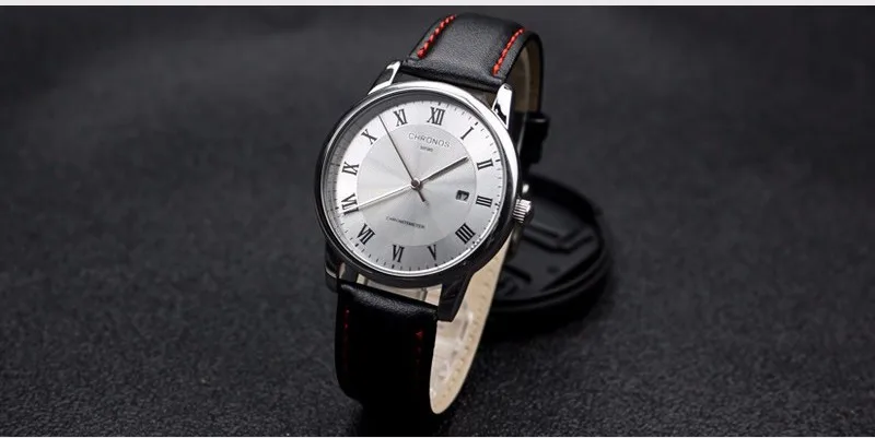 Топ бренд класса люкс CHRONOS мужские часы кварцевые часы мужские часы Дата водонепроницаемые наручные часы мужские s Relogio Masculino Orologio