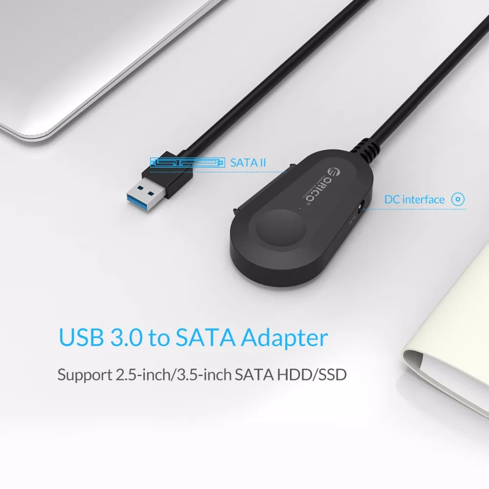 ORICO 25UTS BK Sata на USB 3 0 Поддержка Sata1/2/3 жестких дисков SSD 7 + 15 контактов Встроенный