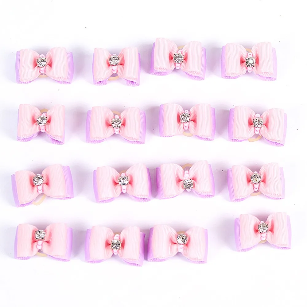 

Аксессуары для маленьких собак, банты, заколки для волос для домашних животных, уход за волосами, банты для кошек и йоркширских терьеров, акс...