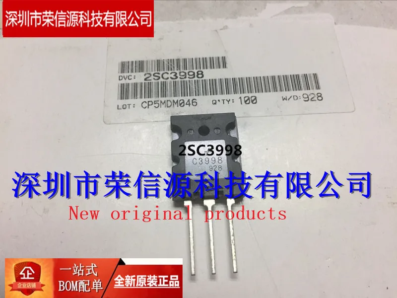 5 шт. 2SC3998 C3998 TO 3PL 25A 1500V новый оригинальный транзистор|Аксессуары для батарей| |