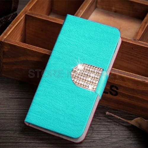 Fashion Original Wood Grain PU Leather case for HUAWEI G630 G630-T00 G630-U00 with Diamonds Anti Scratch Dirt resistant |