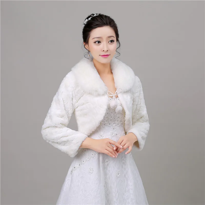 Forevergracedress новинка 2018 года женская зимняя Свадебная накидка из искусственного