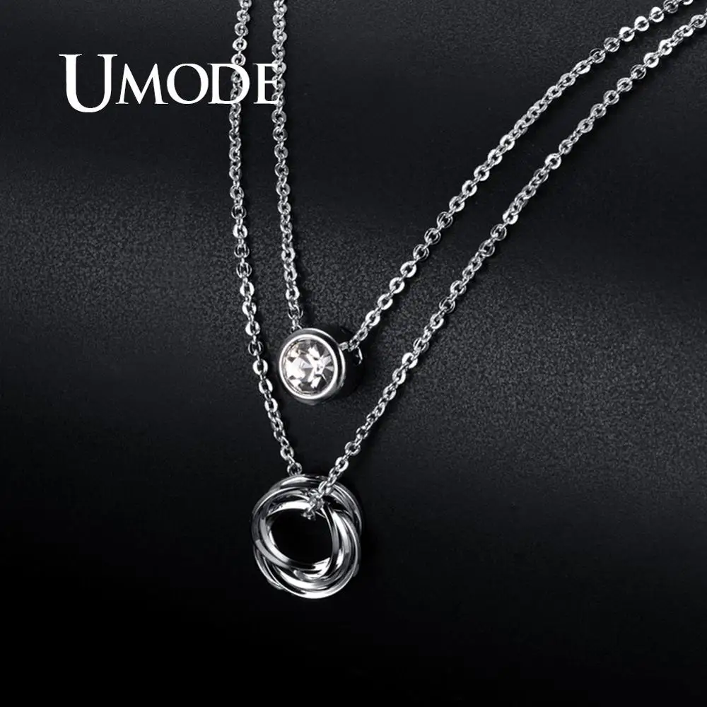 UMODE женское длинное ожерелье с цепочкой, колье, дизайн, женское винтажное модное ювелирное изделие, вечерние UN0119B
