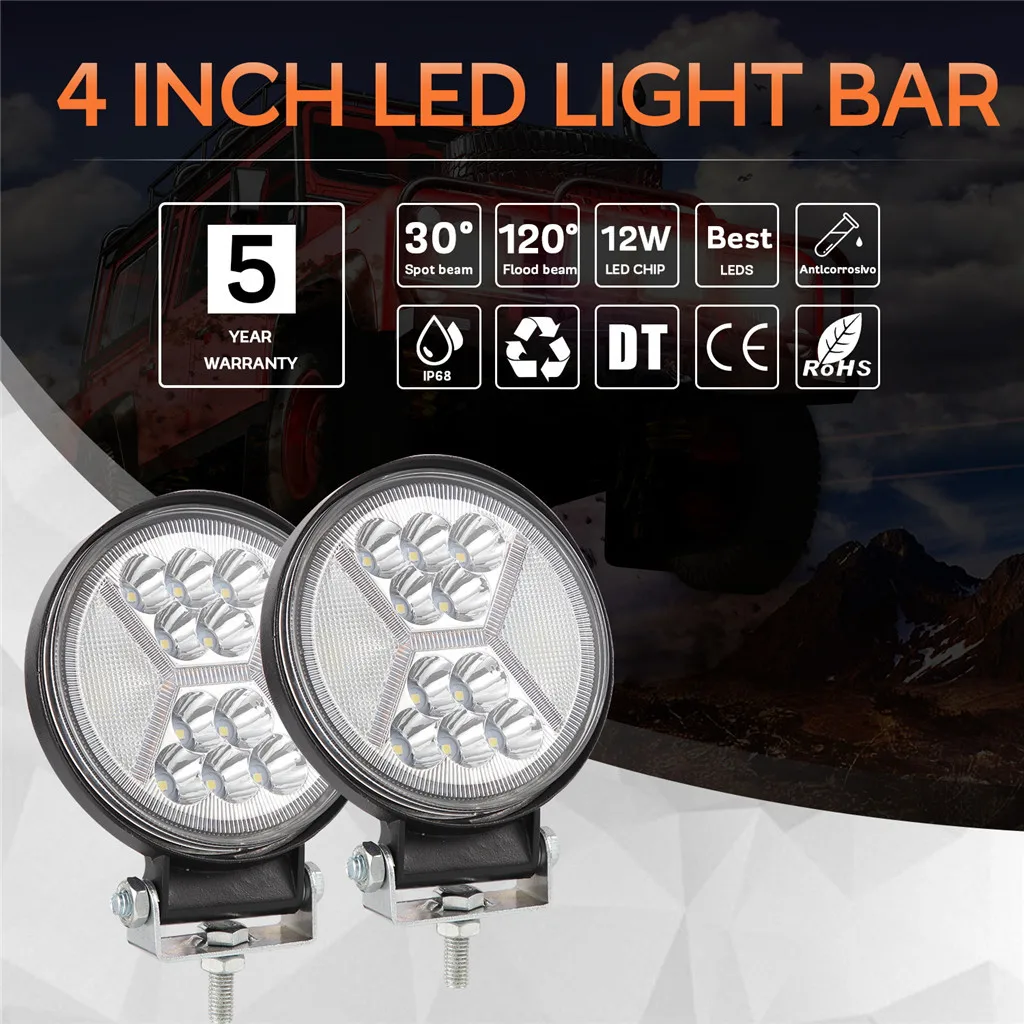 CARPRIE автомобильные лампы для фар (LED) горячая Распродажа круглые 4 дюйма 162 Вт