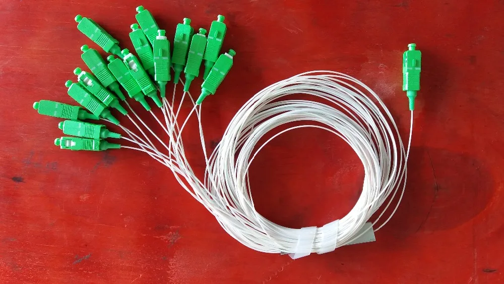 30 шт. 0,9 мм G657A волокно 1X16 SC/APC разъем разветвителя ПЛК для FTTH