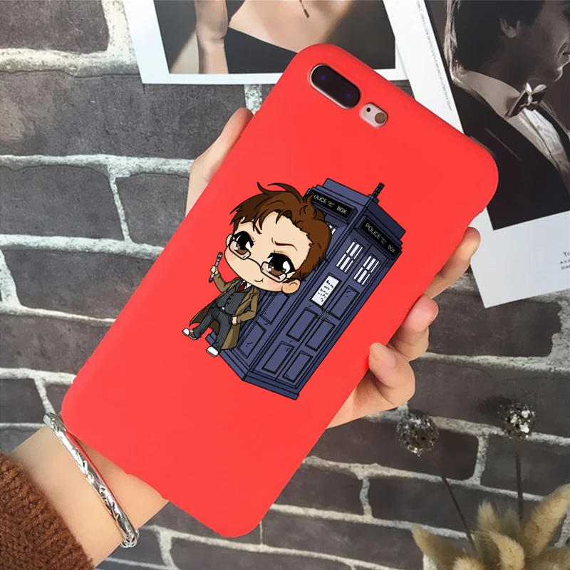 Доктор Кто мягкий силиконовый карамельный цвет крышка tardis чехол для телефона для iPhone X XR XS MAX 6 7 8 plus 6s для Apple лучший корпус