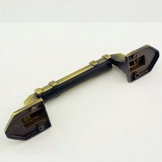 96 мм винтажная разворачивающаяся ручка антикварная латунная гардеробная