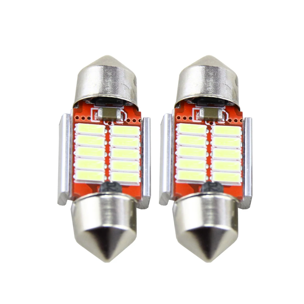 10x31 мм (1 25 &quot) 10 smd 4014 AC/Dc 12v яркий гирлянда белые светодиодные лампы для интерьера