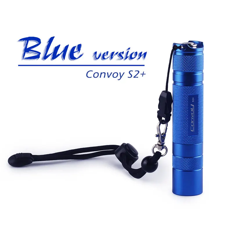 

Светодиодный фонарик Convoy S2 +, синий Cree XML2 U2-1A EDC, фонарь, Самооборона, фонарь для кемпинга, светильник для велосипеда, подарок для парней