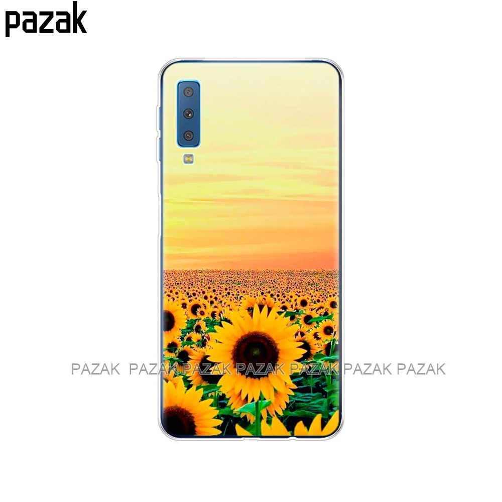 Силиконовый чехол для samsung Galaxy A7 чехол для телефона чехол Цветная печать задняя крышка для samsung A7 A750 A750F 6,0 дюймов - Цвет: 61381