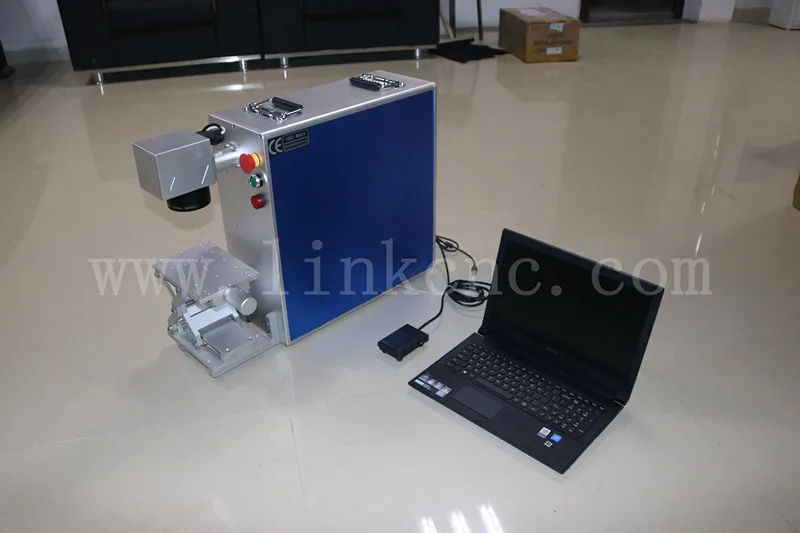 Бизнес карта волокна маркировки лазерная маркировочная машина пластиковые