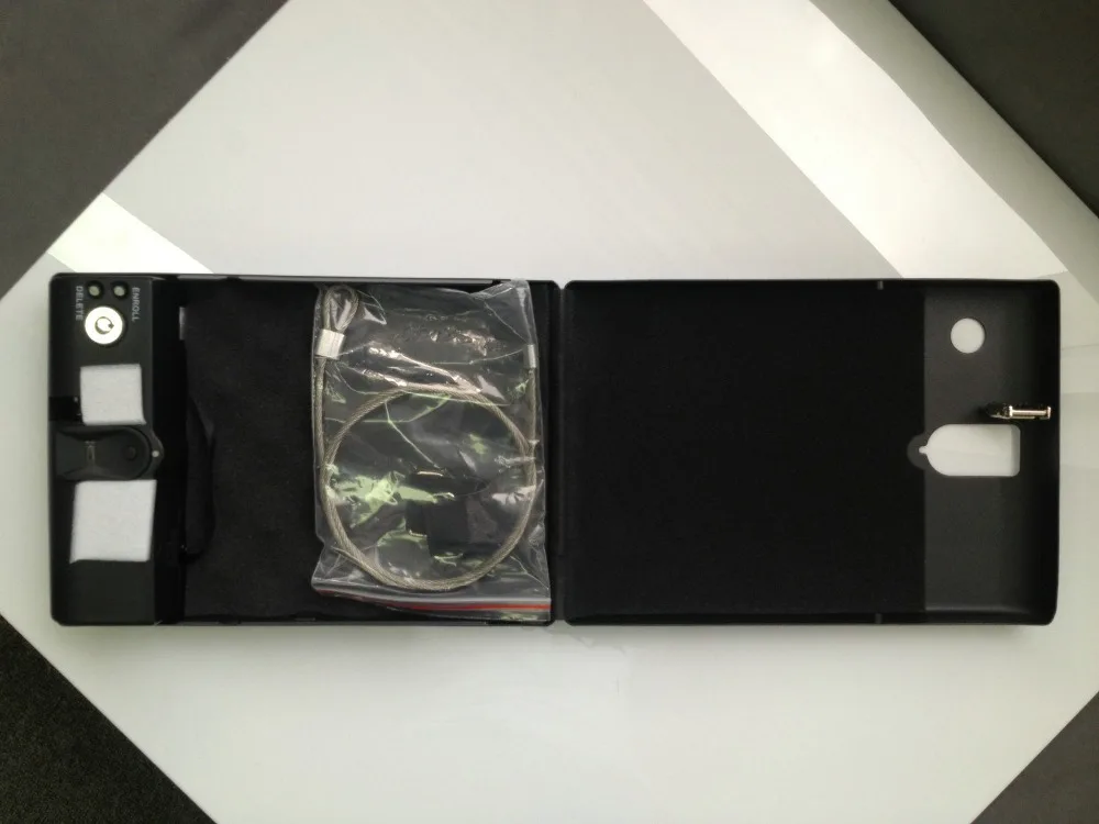 120 отпечатков пальцев портативный Пистолет Безопасный биобокс кабель