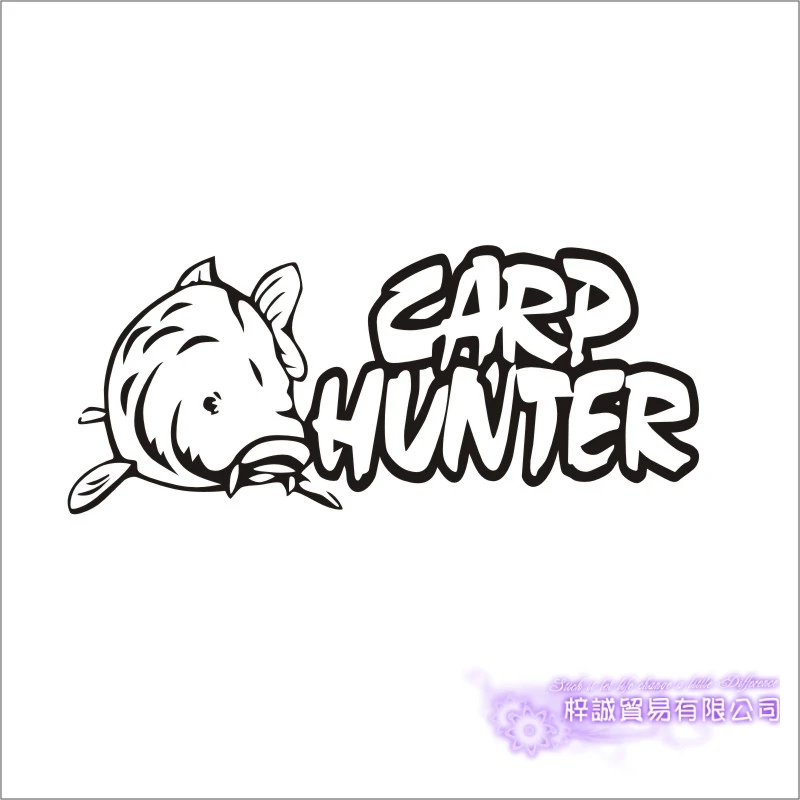 Рыболовная наклейка Карп автомобиль рыба рыболовные крючки плакаты виниловые